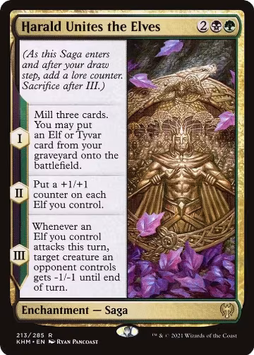 Harald Unites the Elves (213), Kaldheim — Magic card price