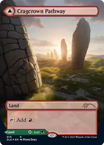 Cragcrown Pathway (Borderless) (16), Secret Lair Series — Magic card price