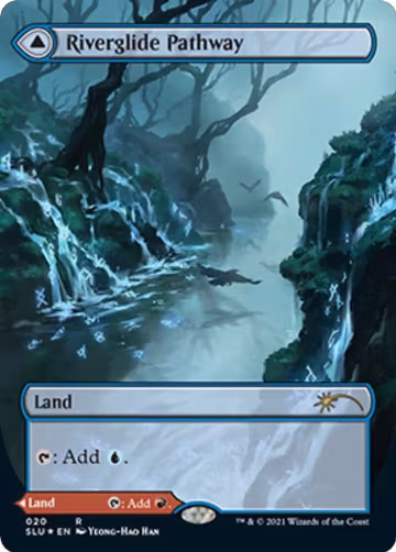 Riverglide Pathway (Borderless) (20), Secret Lair Series — Magic card price