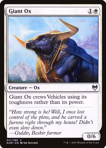 Giant Ox (11), Kaldheim — Magic card price