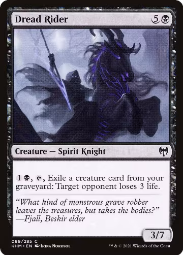 Dread Rider (89), Kaldheim — Magic card price
