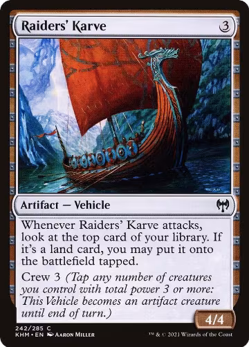 Raiders' Karve (242), Kaldheim — Magic card price