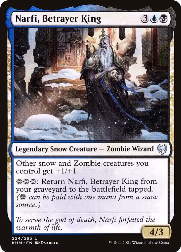 Narfi, Betrayer King (224), Kaldheim — Magic card price