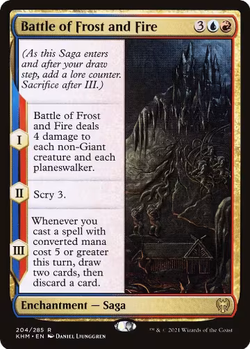 Battle of Frost and Fire (204), Kaldheim — Magic card price