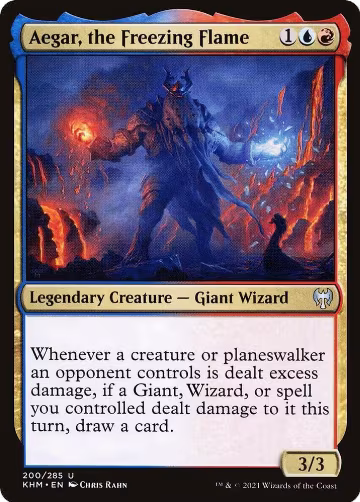 Aegar, the Freezing Flame (200), Kaldheim — Magic card price