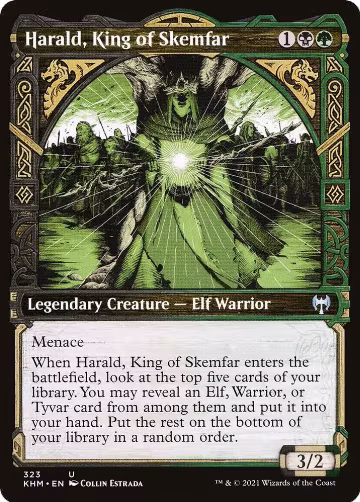Harald, King of Skemfar (Showcase) (323), Kaldheim — Magic card price