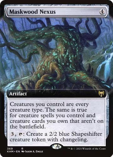 Maskwood Nexus (Extended Art) (369), Kaldheim — Magic card price