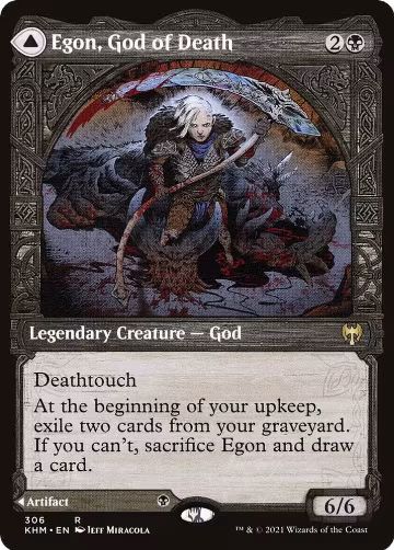 Egon, God of Death (Showcase) (306), Kaldheim — Magic card price