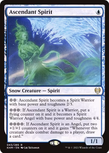 Ascendant Spirit (43), Kaldheim — Magic card price