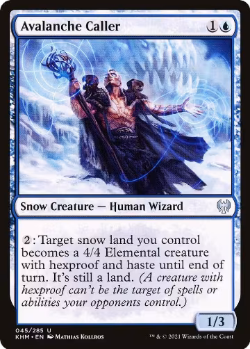 Avalanche Caller (45), Kaldheim — Magic card price