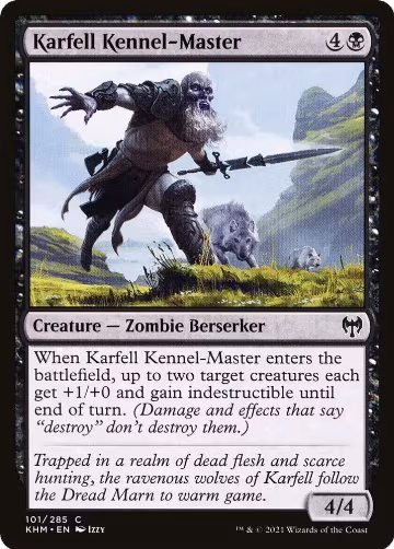 Karfell Kennel-Master (101), Kaldheim — Magic card price