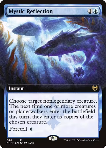 Mystic Reflection (Extended Art) (346), Kaldheim — Magic card price