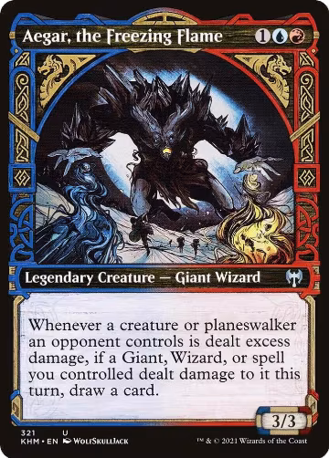 Aegar, the Freezing Flame (Showcase) (321), Kaldheim — Magic card price