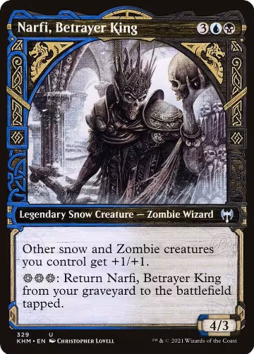 Narfi, Betrayer King (Showcase) (329), Kaldheim — Magic card price