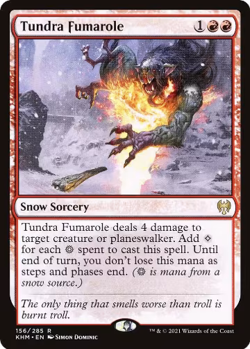 Tundra Fumarole (156), Kaldheim — Magic card price