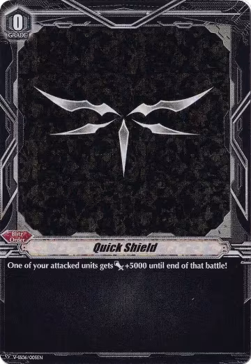 Quick Shield (RRR Foil) (V-SS06/005EN) — card price