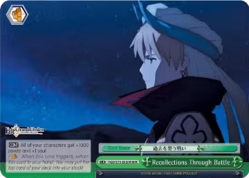 Recollections Through Battle (RRR) (FGO/S75-E050R RRR), Fate/Grand Order Absolute Demonic Front: Babylonia — Weiß Schwarz card price