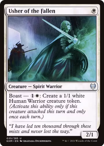 Usher of the Fallen (35), Kaldheim — Magic card price