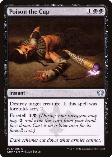 Poison the Cup (103), Kaldheim — Magic card price