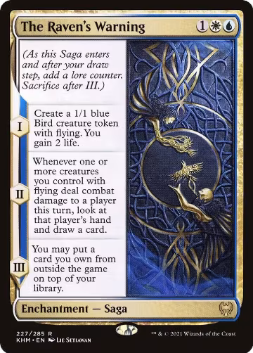 The Raven's Warning (227), Kaldheim — Magic card price