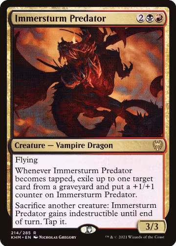 Immersturm Predator (214), Kaldheim — Magic card price