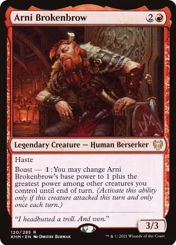 Arni Brokenbrow (120), Kaldheim — Magic card price