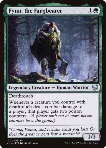 Fynn, the Fangbearer (170), Kaldheim — Magic card price