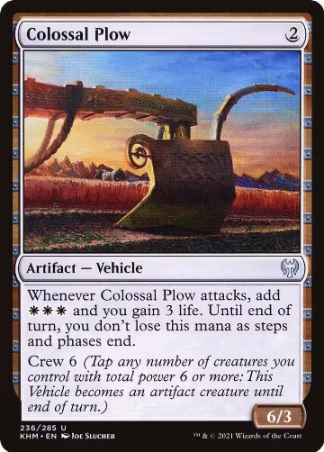 Colossal Plow (236), Kaldheim — Magic card price