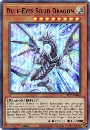 Blue-Eyes Solid Dragon (Blue) (LDS2-EN014), Legendary Duelists: Season 2 — Yu-Gi-Oh! card price