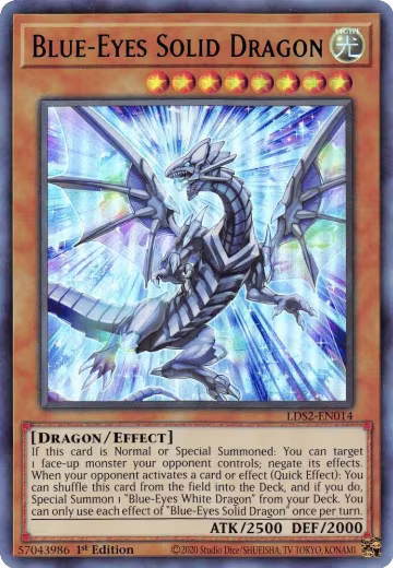 Blue-Eyes Solid Dragon (Green) (LDS2-EN014), Legendary Duelists: Season 2 — Yu-Gi-Oh! card price