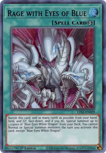 Rage with Eyes of Blue (Purple) (LDS2-EN029), Legendary Duelists: Season 2 — Yu-Gi-Oh! card price