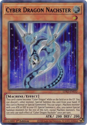 Cyber Dragon Nachster (Blue) (LDS2-EN032), Legendary Duelists: Season 2 — Yu-Gi-Oh! card price