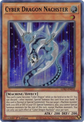 Cyber Dragon Nachster (Green) (LDS2-EN032), Legendary Duelists: Season 2 — Yu-Gi-Oh! card price