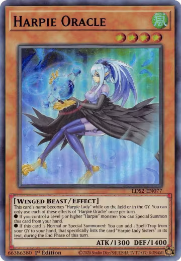 Harpie Oracle (Purple) (LDS2-EN077), Legendary Duelists: Season 2 — Yu-Gi-Oh! card price