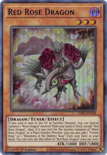 Red Rose Dragon (Green) (LDS2-EN108), Legendary Duelists: Season 2 — Yu-Gi-Oh! card price