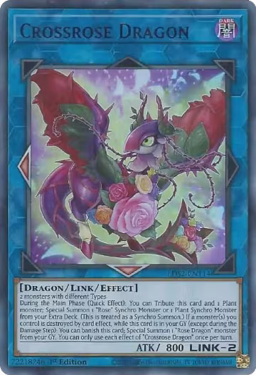 Crossrose Dragon (Purple) (LDS2-EN114), Legendary Duelists: Season 2 — Yu-Gi-Oh! card price