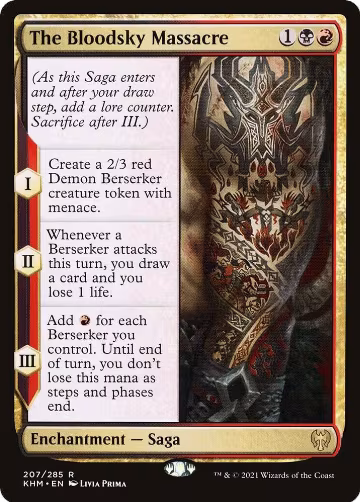 The Bloodsky Massacre (207), Kaldheim — Magic card price