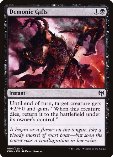 Demonic Gifts (84), Kaldheim — Magic card price