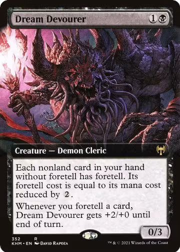 Dream Devourer (Extended Art) (352), Kaldheim — Magic card price