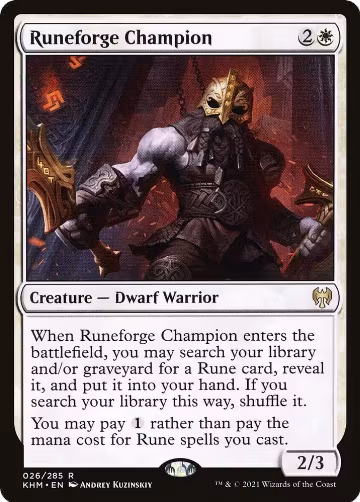 Runeforge Champion (26), Kaldheim — Magic card price