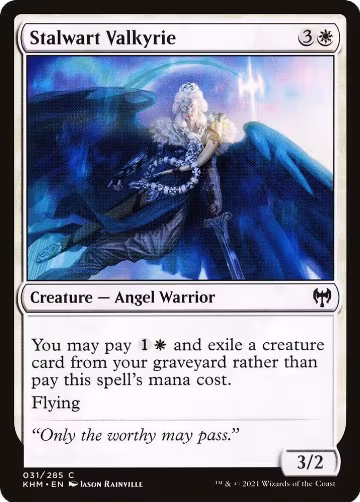 Stalwart Valkyrie (31), Kaldheim — Magic card price