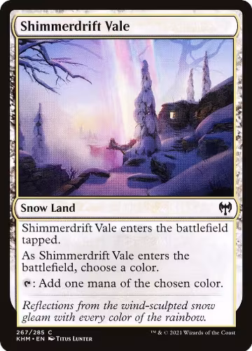 Shimmerdrift Vale (267), Kaldheim — Magic card price