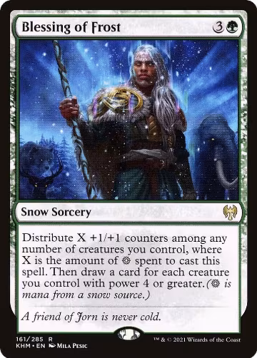 Blessing of Frost (161), Kaldheim — Magic card price
