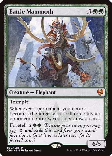 Battle Mammoth (160), Kaldheim — Magic card price
