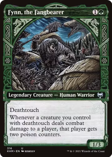 Fynn, the Fangbearer (Showcase) (316), Kaldheim — Magic card price