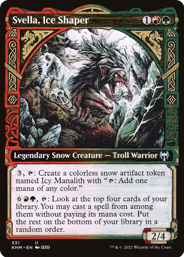 Svella, Ice Shaper (Showcase) (331), Kaldheim — Magic card price