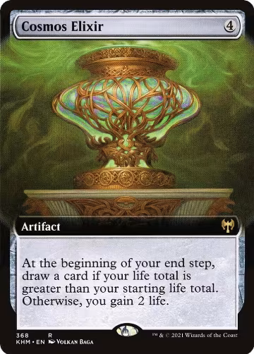 Cosmos Elixir (Extended Art) (368), Kaldheim — Magic card price