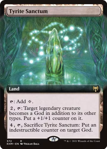 Tyrite Sanctum (Extended Art) (372), Kaldheim — Magic card price
