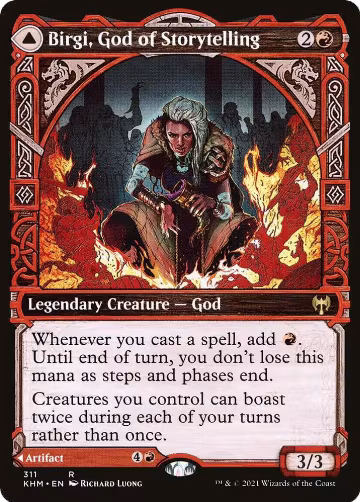 Birgi, God of Storytelling (Showcase) (311) — card price