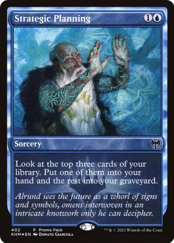 Strategic Planning (402), Promo Pack: Kaldheim — Magic card price
